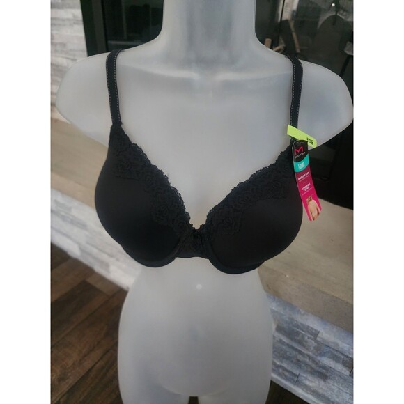 Maidenform Bra Comfort Devotion Underwire T Shirt Bra 38B Lace Full Coverage - Picture 1 of 6